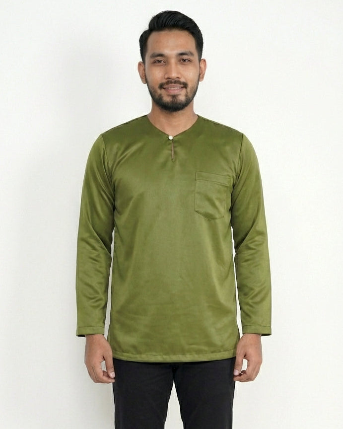 PLAIN BELANGA TOP (OLIVE)