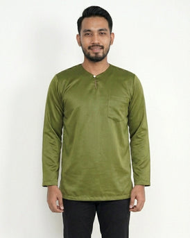 PLAIN BELANGA TOP (OLIVE)