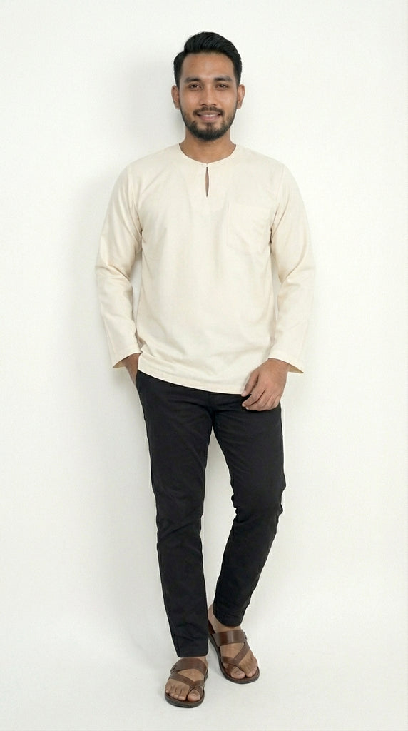 PLAIN BELANGA TOP (PEARL)