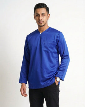 PLAIN BELANGA TOP (BLUE)