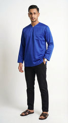 PLAIN BELANGA TOP (BLUE)